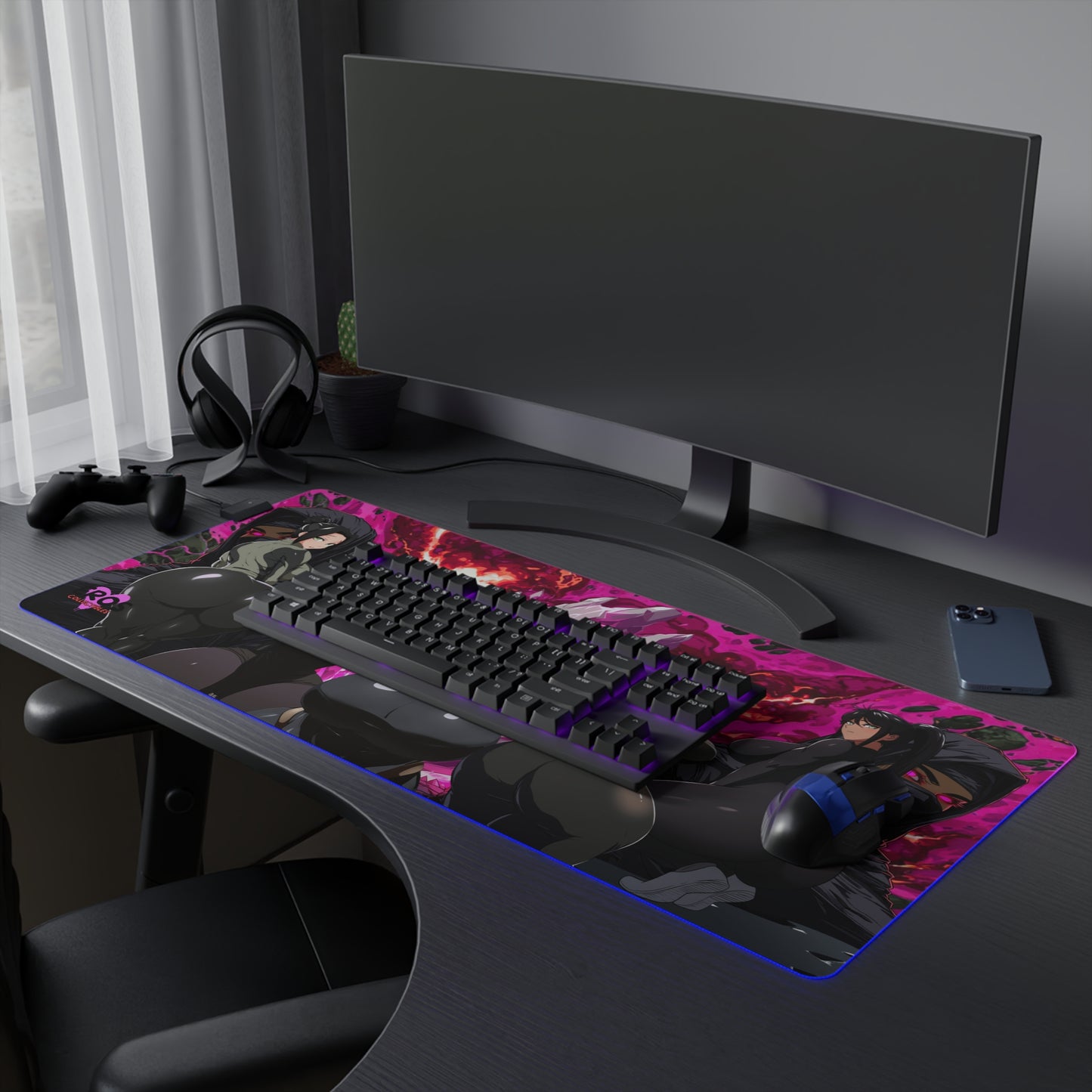EROS THICKZONE, NOT SO STEALTH, LED RGB Grand Mousepad