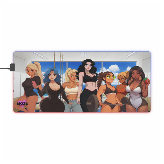 EROS THICKZONE, SUMMER PUMP LED RGB Grand Mousepad