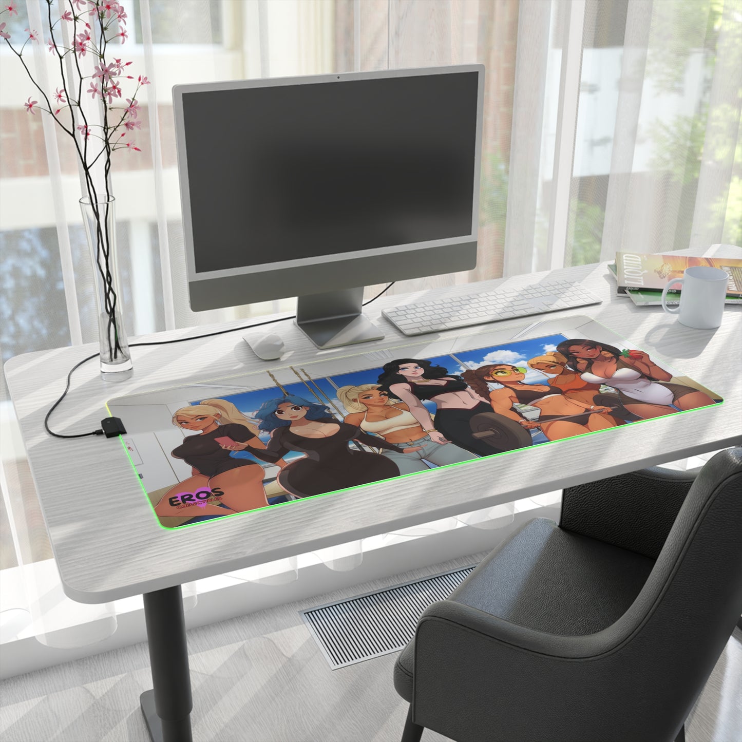 EROS THICKZONE, SUMMER PUMP LED RGB Grand Mousepad